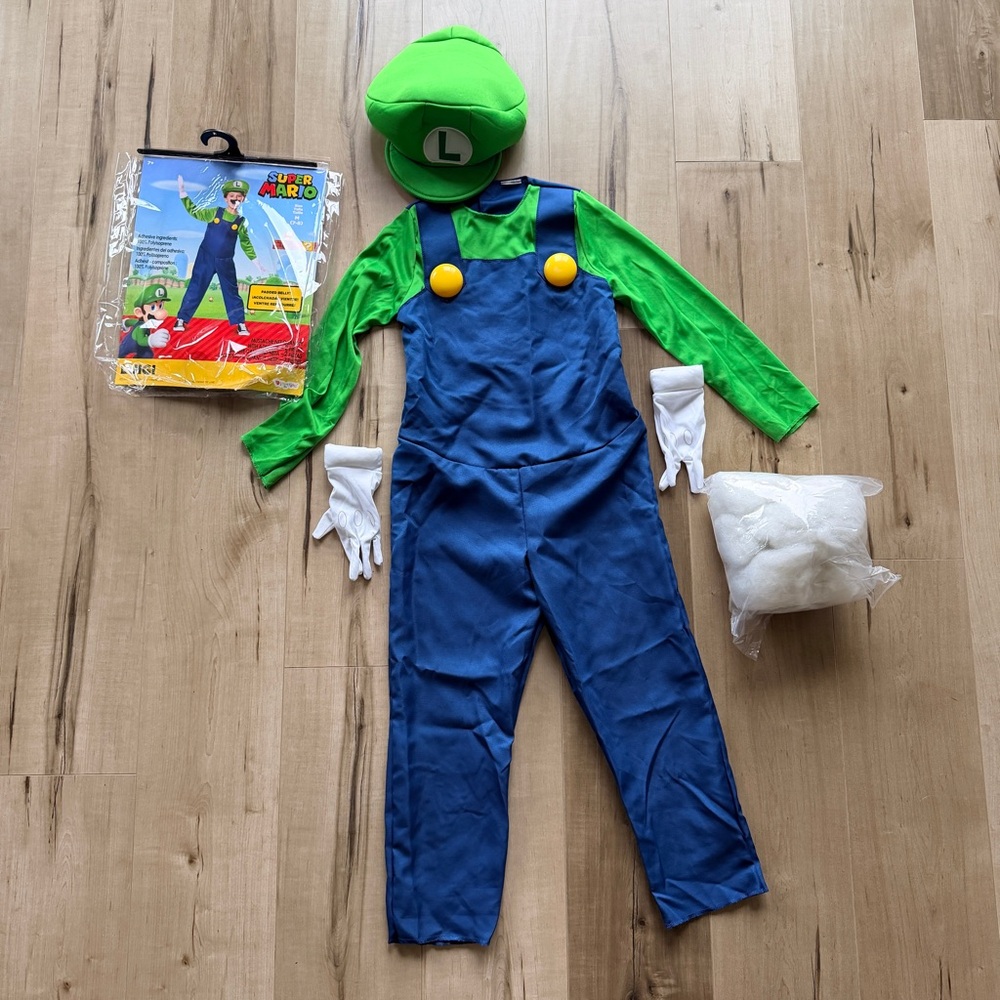 Kids Luigi Spirit Halloween Costume